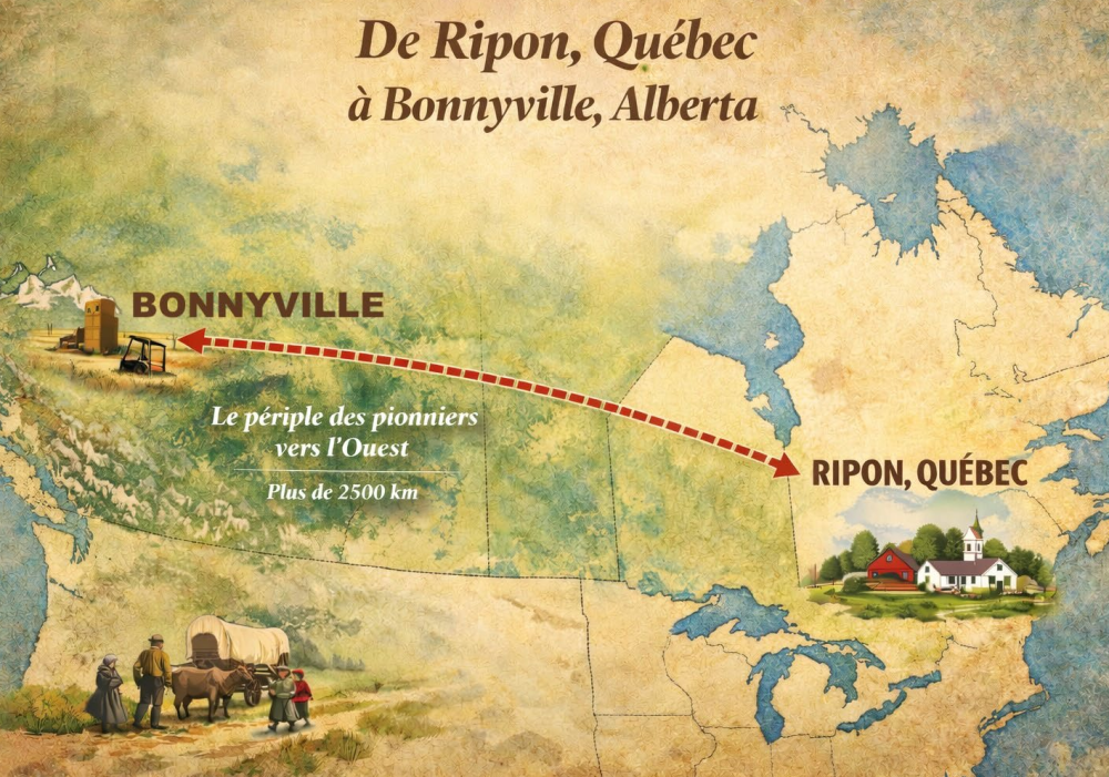 Causerie en français : Des familles pionnières de Ripon parties pour l’Ouest canadien