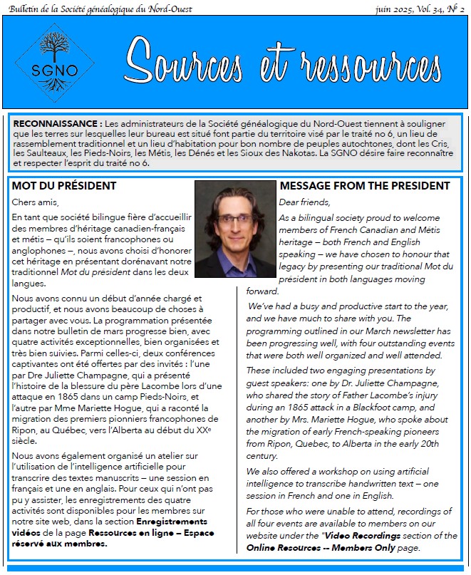 VOLUME 34, NUM&Eacute;RO 2, juin 2025